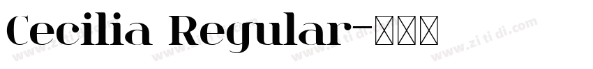 Cecilia Regular字体转换